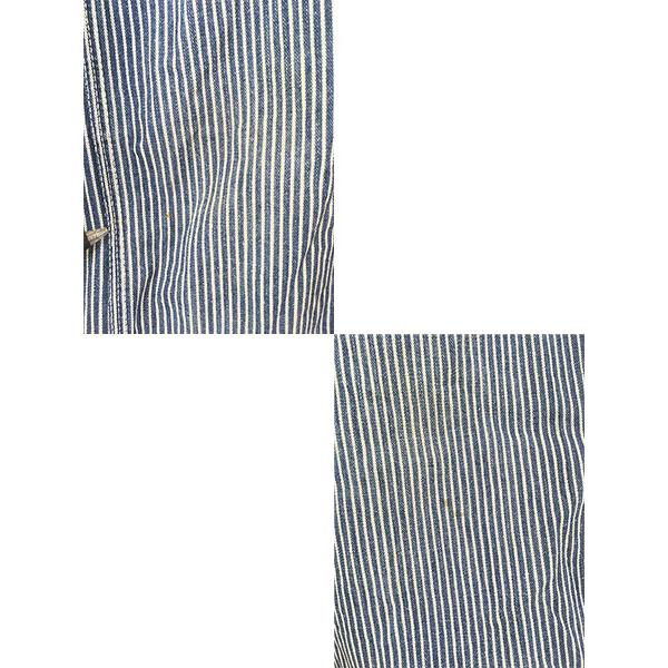 古着 70s USA製 Lee ヒッコリー ストライプ デニム ワーク