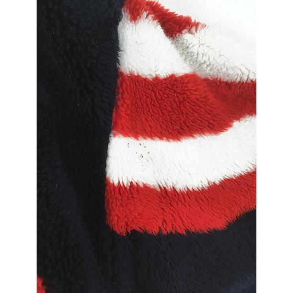 古着 90s Canada製 BLACK MOUNTAIN 星条旗 フラッグ 総柄 フリース