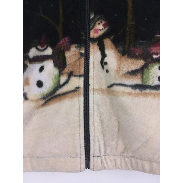 古着 90s BLAIR 雪だるま スノーマン フリース ジャケット XL 古着 90s BLAIR 雪だるま スノーマン フリース ジャケット XL : 古着屋
