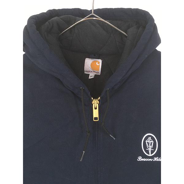 古着 10s USA製 Carhartt DNY ダークネイビー ダック 防寒