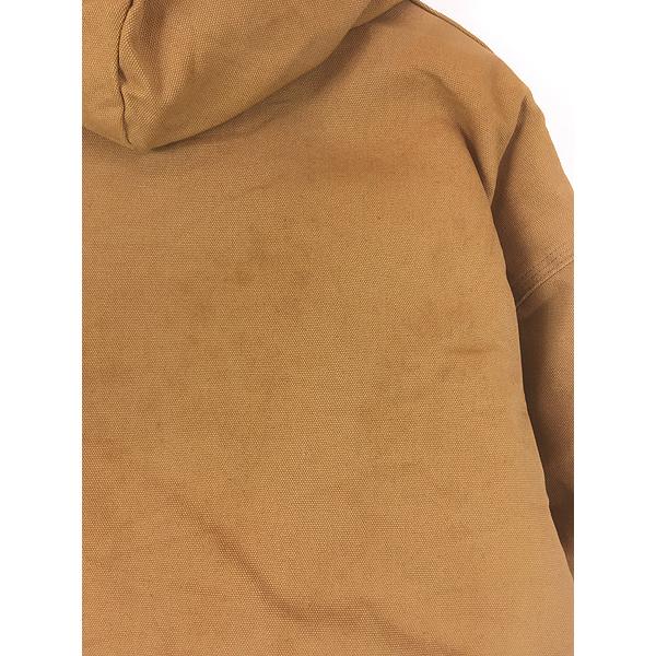 Deadstock」 古着 90s USA製 Carhartt ブラウン ダック 防寒 パデット