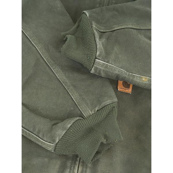 古着 10s USA製 Carhartt MOS モスグリーン ダック 防寒