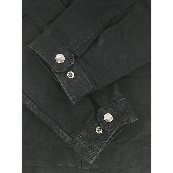 古着 Carhartt 裏地 ストライプ ブランケット ブラック ダック
