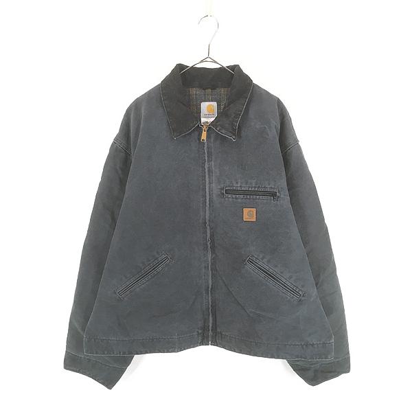 古着 00s USA製 Carhartt 裏地 チェック ブランケット レアカラー PTL ペトロール ダック デトロイト ジャケット 3XL 古着 00s USA製 Carhartt 裏地 チェック ブランケット レアカラー PTL