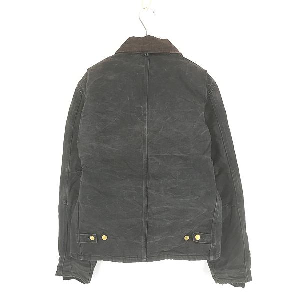 ☆希少☆ Carhartt 00s トラディショナルジャケット フェード 墨黒 古着 00s USA製 Carhartt BLK フェード ブラック ダック