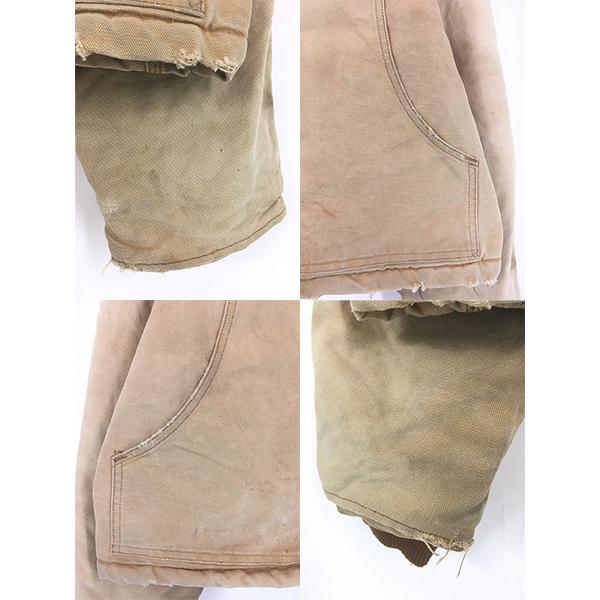 古着 90s- Carhartt BRN フェード ブラウン ダック パデット