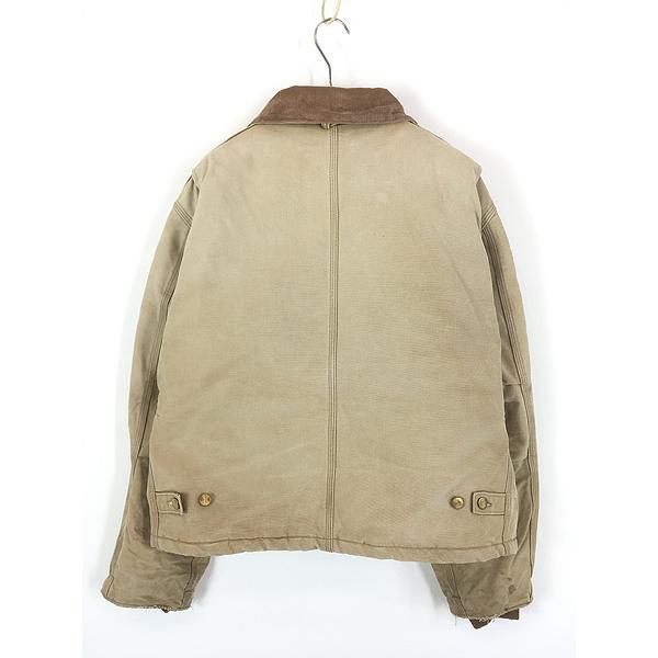 古着 90s- Carhartt BRN フェード ブラウン ダック パデット