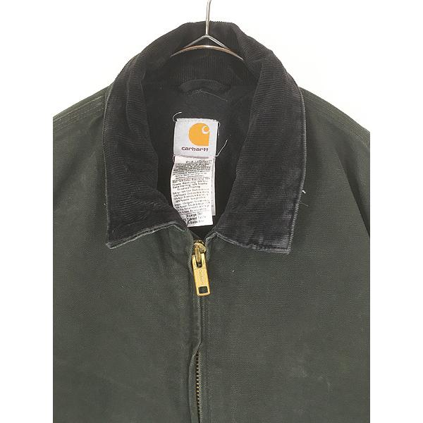古着 00s Carhartt 希少!! MOS モスグリーン ダック パデッド