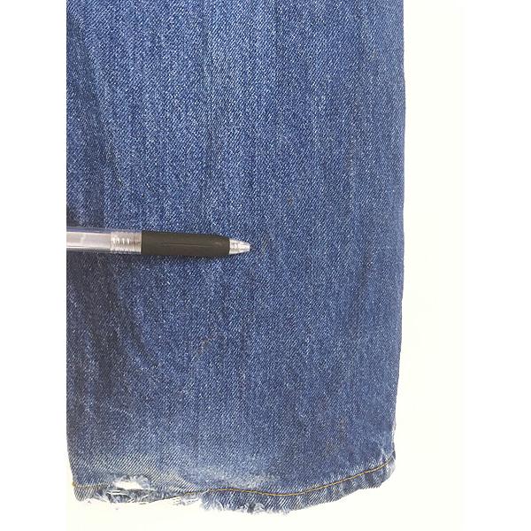 古着 80s USA製 Levi's 519-0217 濃紺 ブルー デニム パンツ ジーンズ