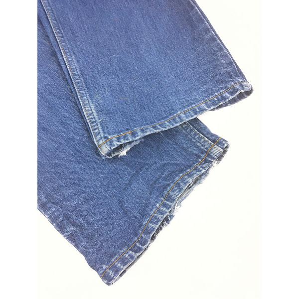 古着 80s USA製 Levi's 519-0217 濃紺 ブルー デニム パンツ ジーンズ