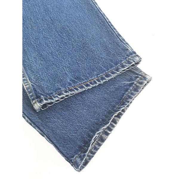 古着 90s USA製 Levi's 517-0217 濃紺 ブルー デニム ブーツカット