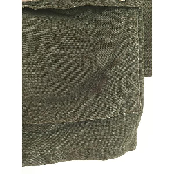古着 80s USA製 Carhartt 裏地 ブランケット モスグリーン ダック 5