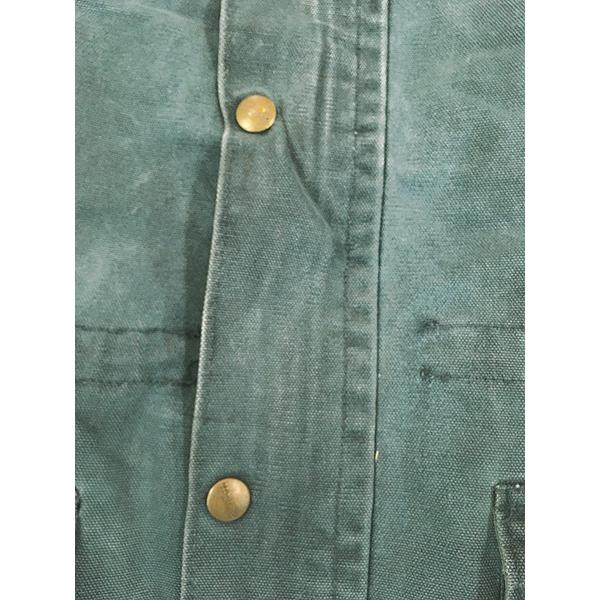 古着 90s USA製 Carhartt ウエスタンヨーク 貴重!! HTG ハンターグリーン ダック パデット ミドル ジャケット S 古着 90s USA製 Carhartt ウエスタンヨーク 貴重!! HTG ハンター