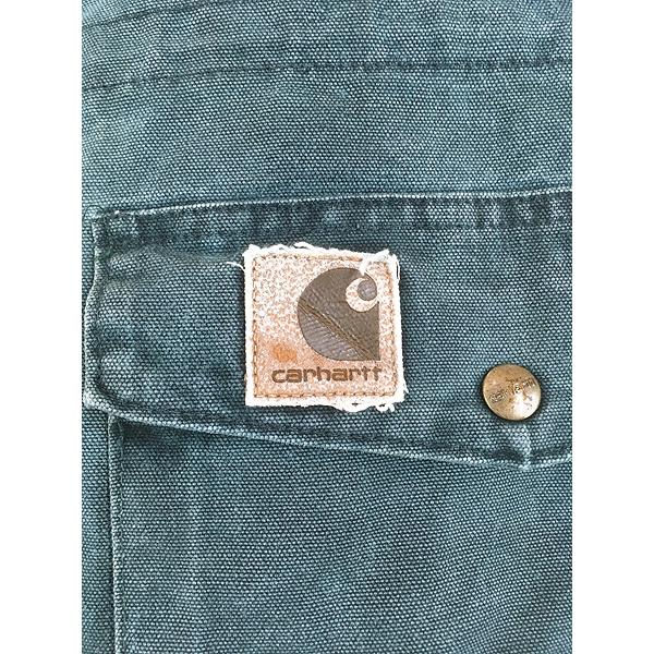 古着 90s USA製 Carhartt ウエスタンヨーク 貴重!! HTG ハンター