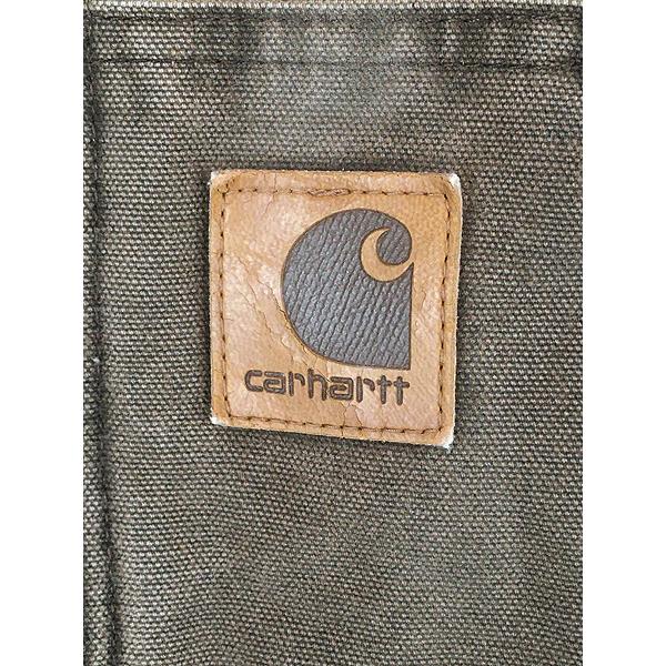 古着 00s USA製 Carhartt CHT チョコレート ブラウン ダック 防寒