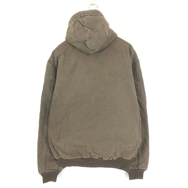 古着 00s USA製 Carhartt CHT チョコレート ブラウン ダック 防寒