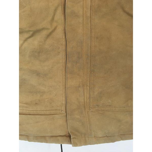 古着 90s Carhartt ブラウン ダック パデット トラディショナル コート