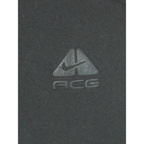 古着 NIKE ACG ワンポイント ポケット付 ハーフジップ フリース