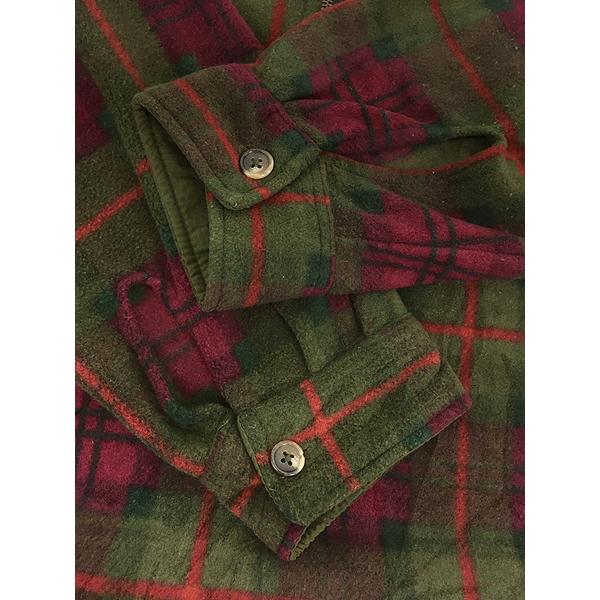 古着 90s GAP 「Authentic Gap Clothing」 チェック ハーフジップ