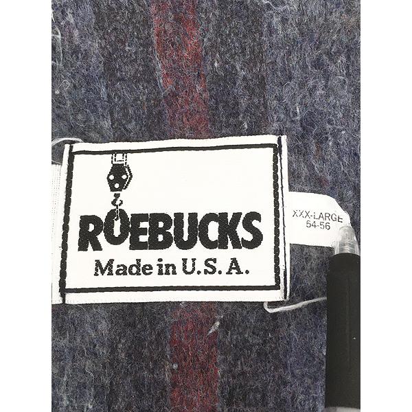 古着 80s USA製 Sears Roebucks ブランケット ライナー 濃紺 デニム