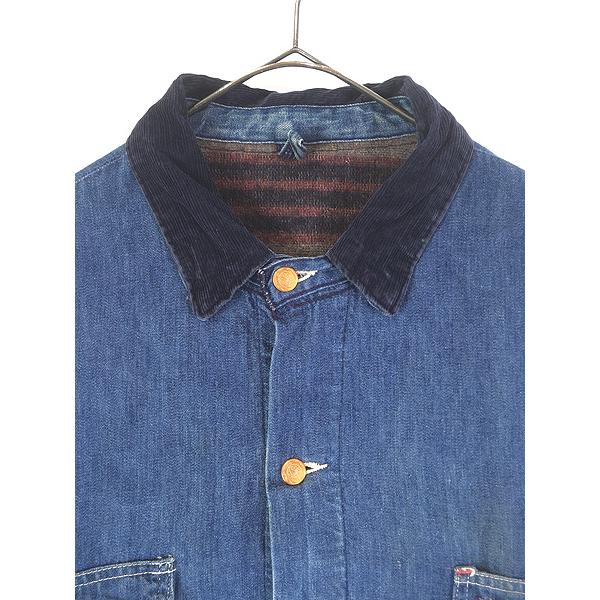 古着 60-70s BLUE BELL ブランケット ライナー インディゴ デニム