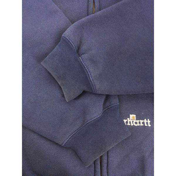 古着 00s Carhartt 裏地 メッシュ ワンポイント 刺しゅう スウェット