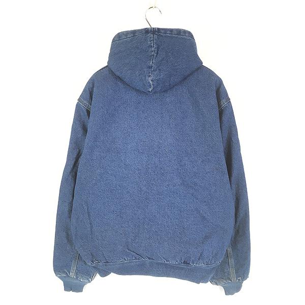 古着 80s- Carhartt 裏地 チェック ブランケット デニム アクティブ
