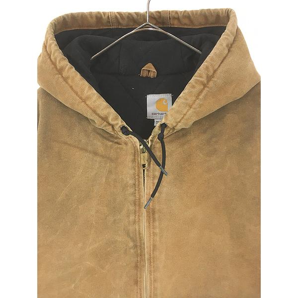 古着 10s Carhartt ブラウン ダック 防寒 パデット アクティブ