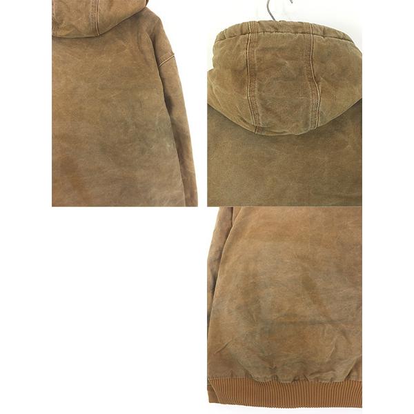 古着 10s Carhartt ブラウン ダック 防寒 パデット アクティブ