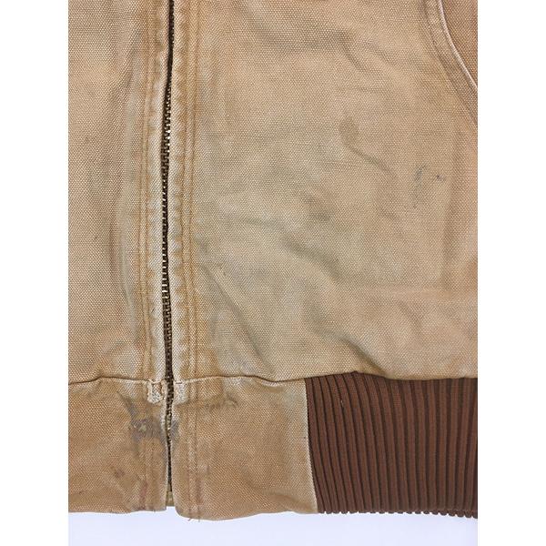 古着 10s Carhartt BRN フェード ブラウン ダック 防寒 パデット