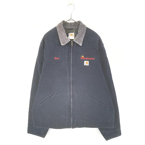 Carhartt デトロイトジャケット ノーチェストポケット ぺトロール 革
