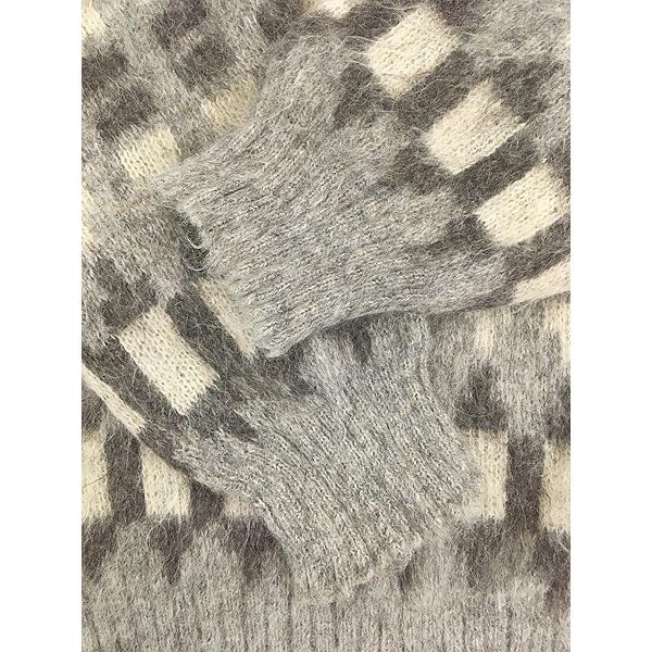 古着 70s Lord Jeff 「Baggy Shag」 シャギー アイスランディック ニット セーター XL 古着 70s Lord Jeff 「Baggy Shag」 シャギー アイスランディック