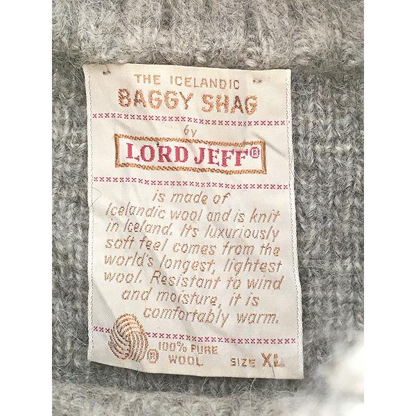 古着 70s Lord Jeff 「Baggy Shag」 シャギー アイスランディック