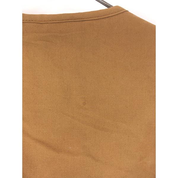 古着 70s Carhartt 裏ボア オールド ブラウン ダック Vネック ワーク