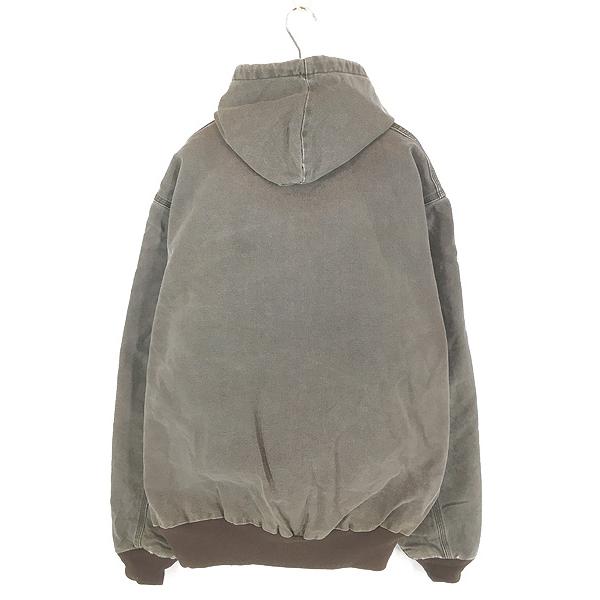 古着 90s Carhartt チョコレート ダック パデット アクティブ パーカー