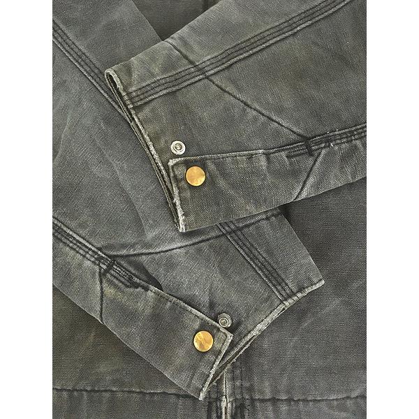 古着 80-90s Carhartt 裏地 ストライプ ブランケット グレー ダック