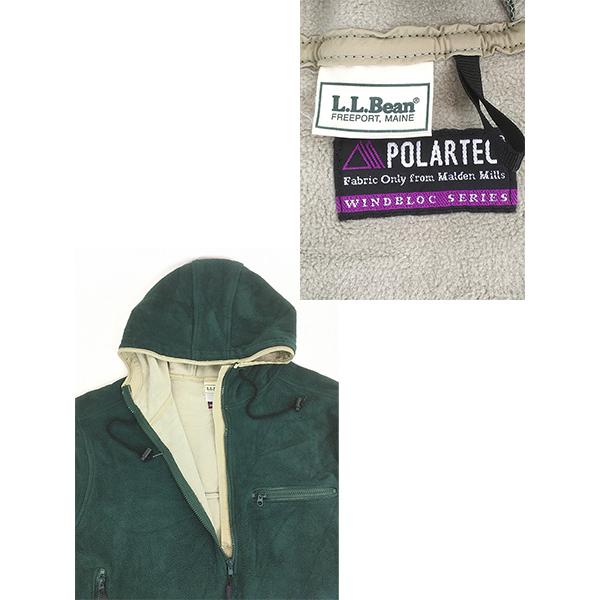 古着 90s LL Bean ハーフジップ POLARTEC フリース アノラック 