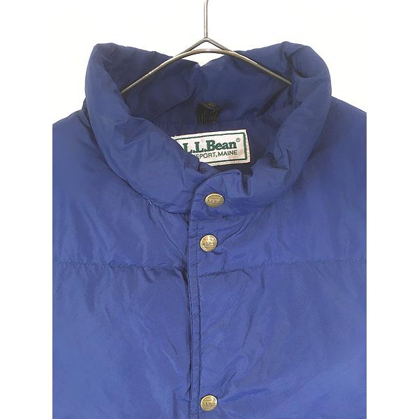 古着 80s LL Bean 軽量 ナイロン シェル グース ダウン ベスト