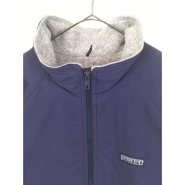 古着 90s USA製 LANDS' END 「Squall」 フリース ライナー パデッド