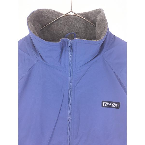 古着 90s LANDS' END 「Squall」 フリース ライナー パデッド シェルド