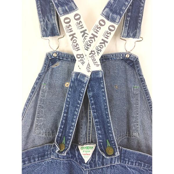 古着 70-80s USA製 Oshkosh B'gosh ローバック 濃紺 デニム ワーク