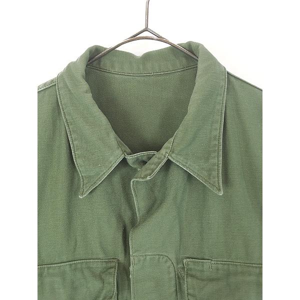 古着 50-60s 米軍 USMC P-58 ミリタリー ユーティリティー シャツ