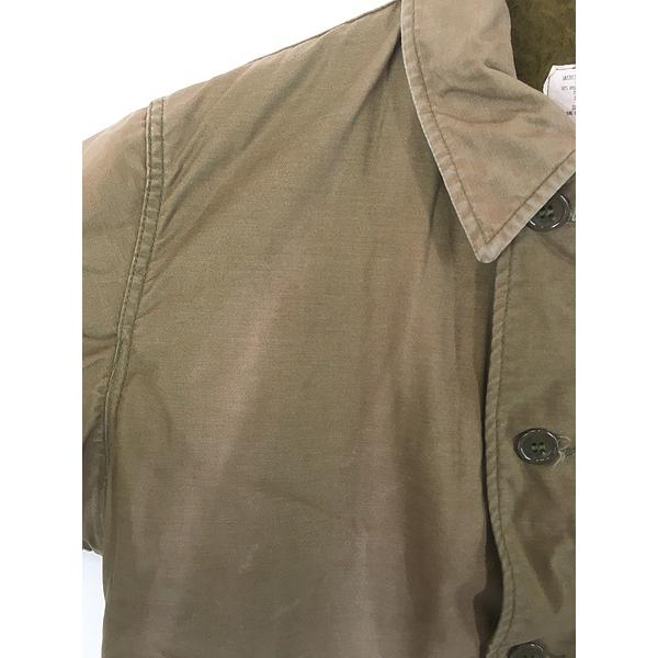 古着 70-80s 米軍 US NAVY ミリタリー パイル ライナー A-2 デッキ