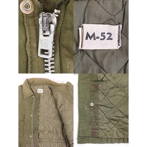 古着 70s 米軍 民間 M-52Q ミリタリー キルテイング ライナー パデッド フィールド ジャケット M位 古着 70s 米軍 民間 M-52 ミリタリー キルテイング ライナー パデッド