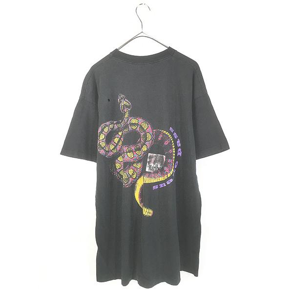 Marlboro snake pocket teeマルボロ 蛇 ポケットT XL 古着 90s USA製 Marlboro 「Snake Pass」 スネーク ヘビ 両面 ポケット