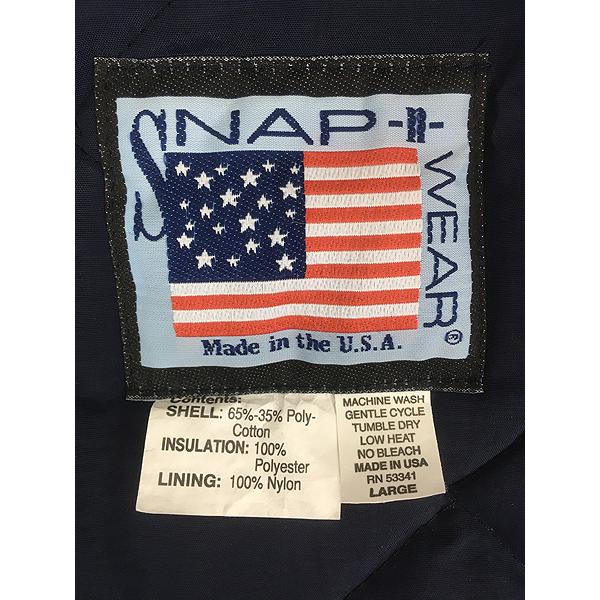 古着 90s- USA製 USPS United States Postal Service 防寒 パデッド