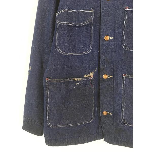 古着 60-70s Wrangler BLUE BELL ブランケット ライナー 濃紺 デニム