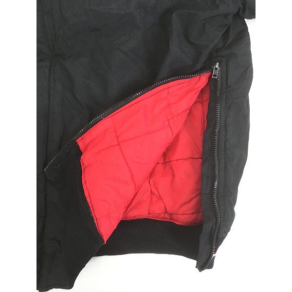古着 90s STARTER NBA Chicago BULLS ブルズ パデット ナイロン ジャケット パーカー XL_5