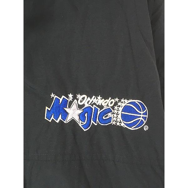 古着 90s STARTER NBA Orlando Magic マジック パデット ナイロン ジャケット パーカー S_2