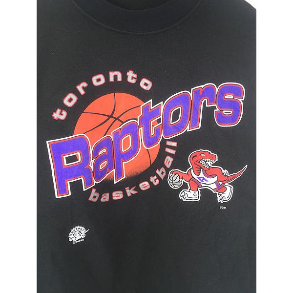 古着 90s Canada製 NBA Toronto Raptors ラプターズ スウェット